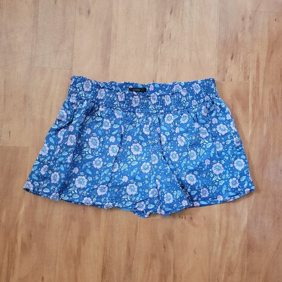 J Crew Pink and Blue Stretch Floral Beach Shorts Size Small - Picture 3 of 14